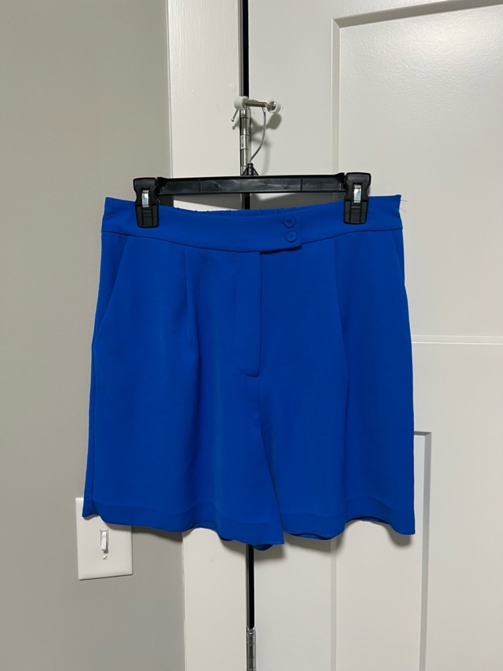 Skies Are Blue Royal Blue Tailored Shorts
